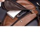 Bullcaptain Men Chest Bag Genuine Leather Sling Bag Solid Crossbody Bag