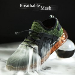Hiking Steel Toe Work Safety Shoes Mesh Anti-slip shoes