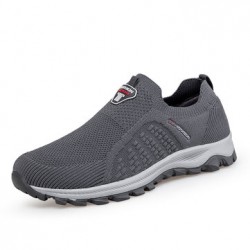 Men Mesh Breathable Lightweight Slip On Comforty Casual Walking Shoes