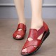 Women Genuine Leather Casual Flat Sandals