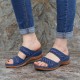 LOSTISY Handmade Stitching Hollow Casual Comfy Sandals