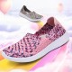 Hand Woven Breathable Summer Flats Casual Shoes