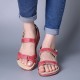 Casual Compy  Solid color Hook Loop Sandals