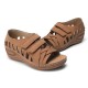 Lostisy Large Size Women Cross Belt  Breathable Pure Color Sandals