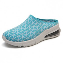 Women Athletic Light Knitted Backless Platform Sneakers
