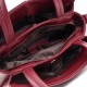 3 Main Pockets Women Casual PU Leather Handbag