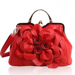 Brenice Women Elegant Handbag Floral Fashion Cosmetic Bag