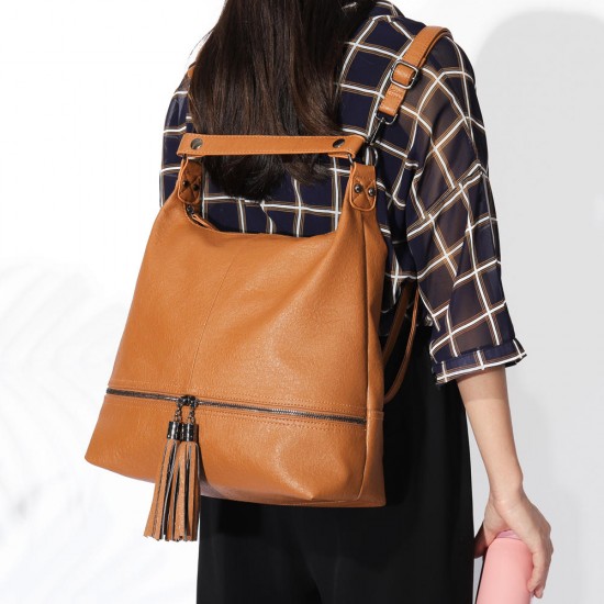 Brenice Women Handbag Backpack Multi-carry Crossbody Bag