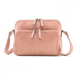 Brenice Women Solid Multi-pockets Casual Faux Leather Crossbody Bag Shoulder Bag Handbag