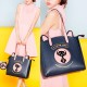 2PCS Women Fashion Crossbody Bag Cat Pattern Handbag
