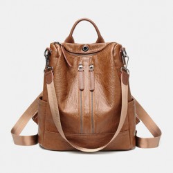 Women Anti-theft Fashion Multifunctional Backpack Crossbody Bag