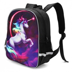 Fashion Magical Rainbow Fashion School Bag Travel Rucksack Kid's Backpack Gift