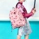 Strawberry Pattern Light Weight School Bookbag 15.6'' Laptop Backpack Rucksack Daypack